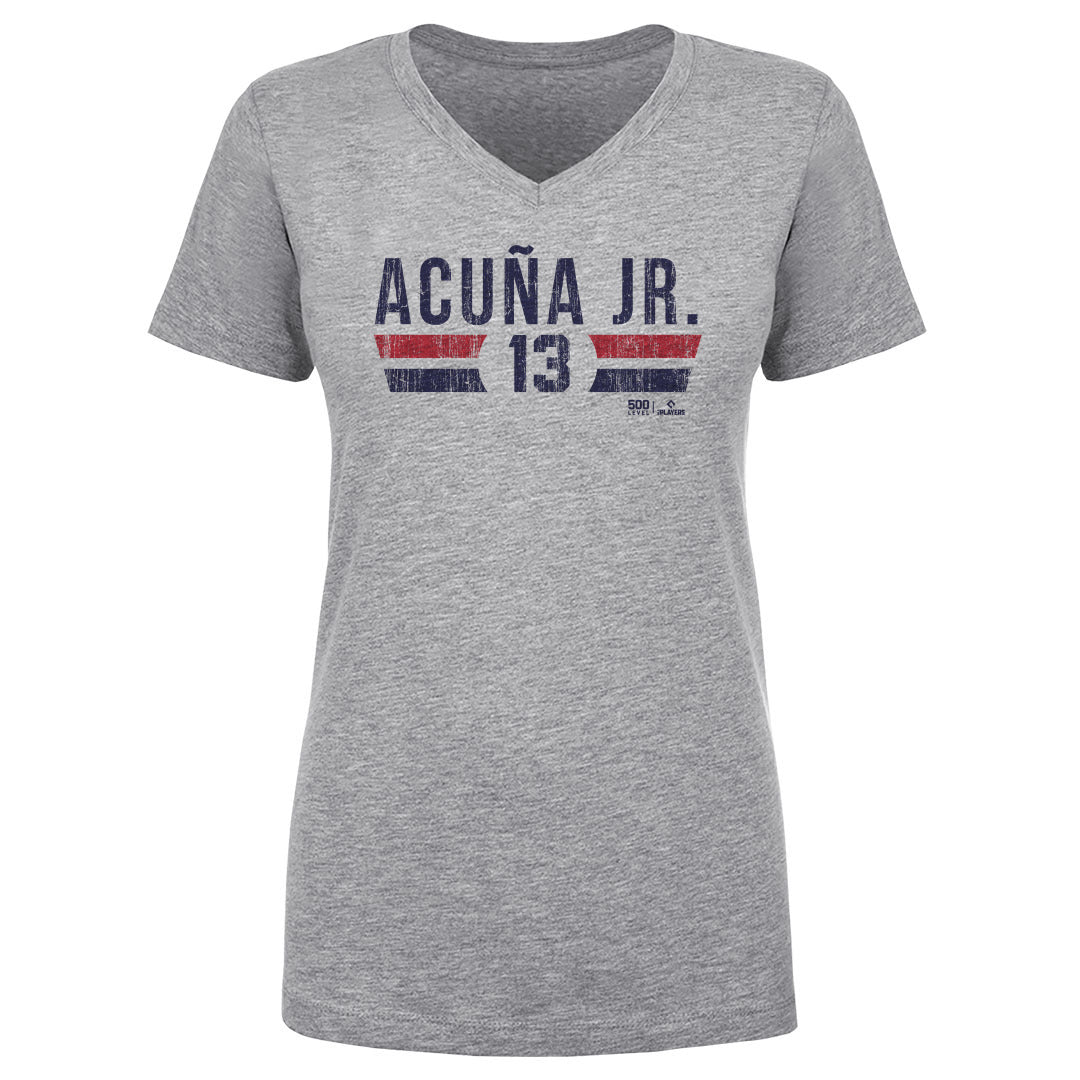 Ronald Acuna Jr. Women's V-Neck T-Shirt | 500 LEVEL