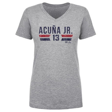 Ronald Acuna Jr. Women's V-Neck T-Shirt | 500 LEVEL