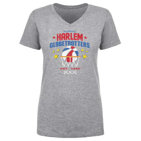 Harlem Globetrotters Women's V-Neck T-Shirt | 500 LEVEL