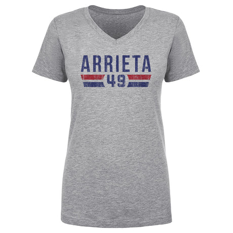 Jake Arrieta Women's V-Neck T-Shirt | 500 LEVEL