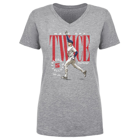 Freddie Freeman Women's V-Neck T-Shirt | 500 LEVEL