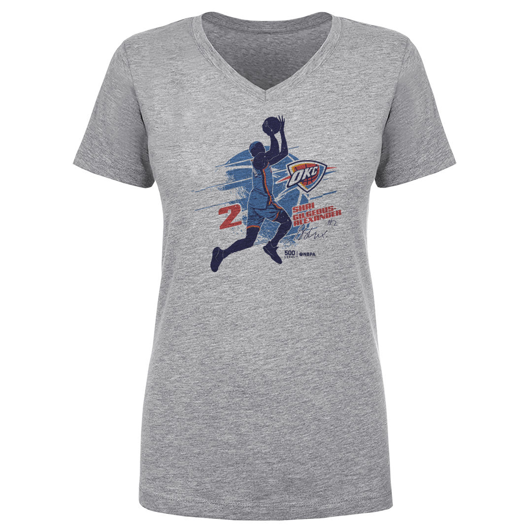 Shai Gilgeous-Alexander Women's V-Neck T-Shirt | 500 LEVEL
