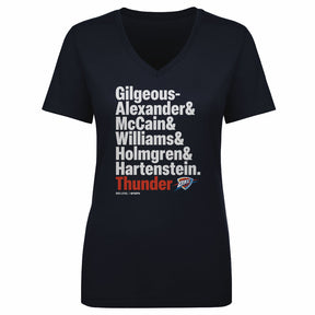 Oklahoma City Thunder Women's V-Neck T-Shirt | 500 LEVEL