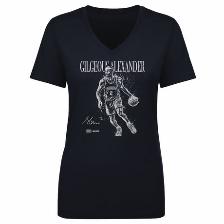 Shai Gilgeous-Alexander Women's V-Neck T-Shirt | 500 LEVEL