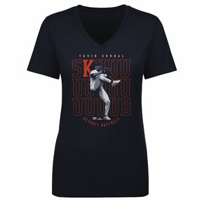 Tarik Skubal Women's V-Neck T-Shirt | 500 LEVEL