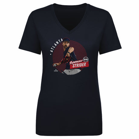 Spencer Strider Women's V-Neck T-Shirt | 500 LEVEL