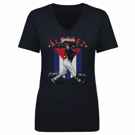 Yordan Alvarez Women's V-Neck T-Shirt | 500 LEVEL