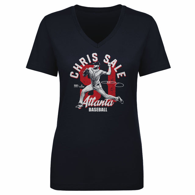 Chris Sale Women's V-Neck T-Shirt | 500 LEVEL