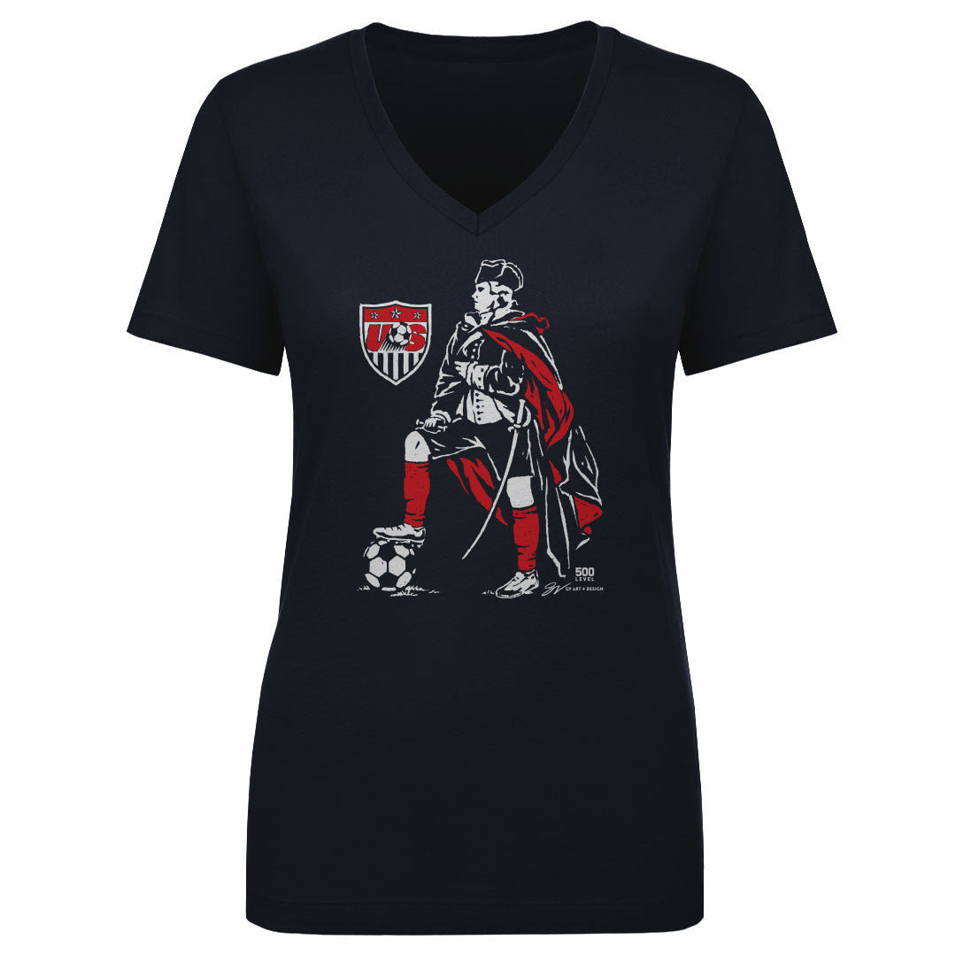 U.S. Soccer Women's V-Neck T-Shirt | 500 LEVEL