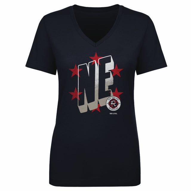 New England Revolution Women's V-Neck T-Shirt | 500 LEVEL