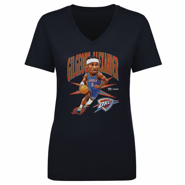 Shai Gilgeous-Alexander Women's V-Neck T-Shirt | 500 LEVEL