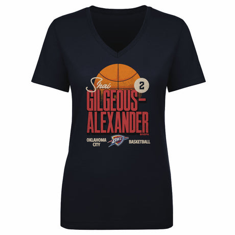 Shai Gilgeous-Alexander Women's V-Neck T-Shirt | 500 LEVEL