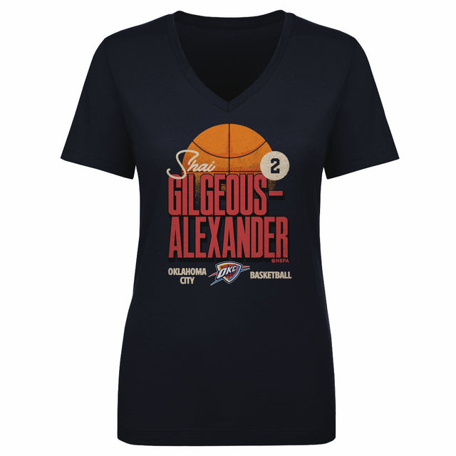 Shai Gilgeous-Alexander Women's V-Neck T-Shirt | 500 LEVEL