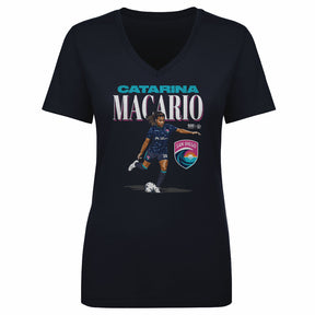 Catarina Macario Women's V-Neck T-Shirt | 500 LEVEL