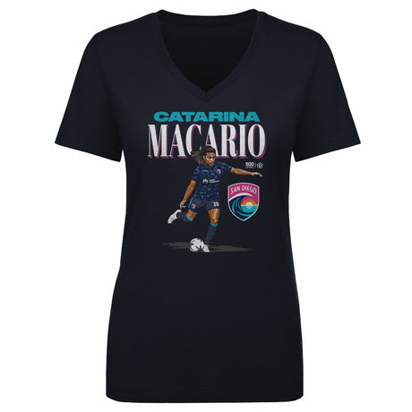 Catarina Macario Women's V-Neck T-Shirt | 500 LEVEL