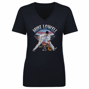 Mike Lowell Women's V-Neck T-Shirt | 500 LEVEL