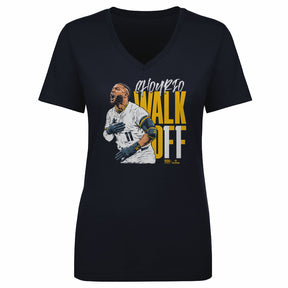 Jackson Chourio Women's V-Neck T-Shirt | 500 LEVEL