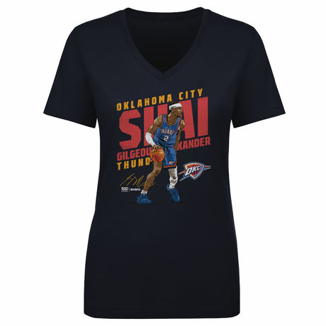 Shai Gilgeous-Alexander Women's V-Neck T-Shirt | 500 LEVEL