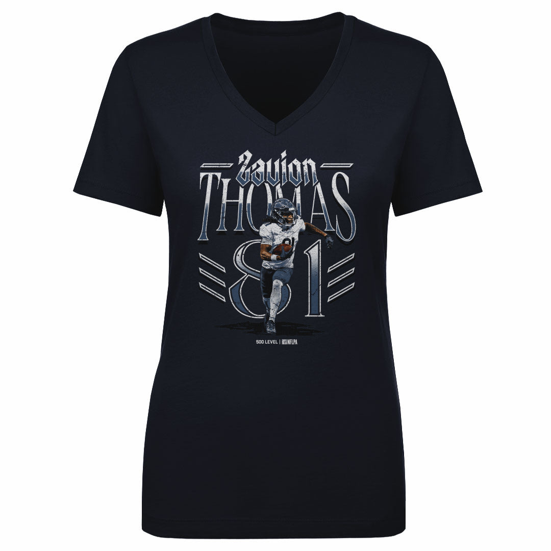 Zavion Thomas Women's V-Neck T-Shirt | 500 LEVEL