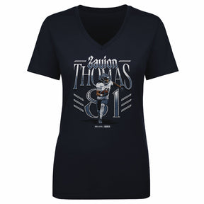 Zavion Thomas Women's V-Neck T-Shirt | 500 LEVEL