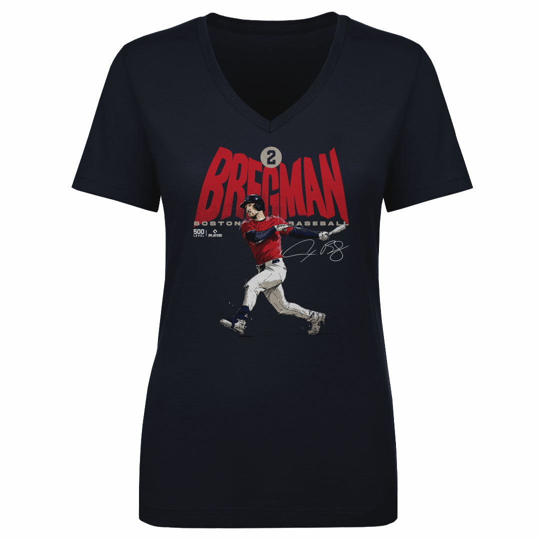 Alex Bregman Women's V-Neck T-Shirt | 500 LEVEL