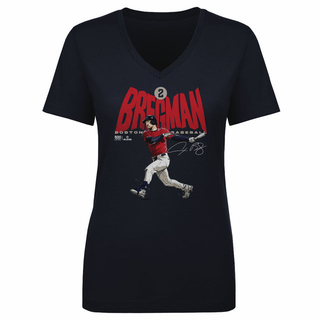 Alex Bregman Women's V-Neck T-Shirt | 500 LEVEL