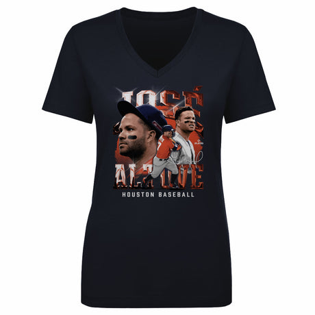 Jose Altuve Women's V-Neck T-Shirt | 500 LEVEL