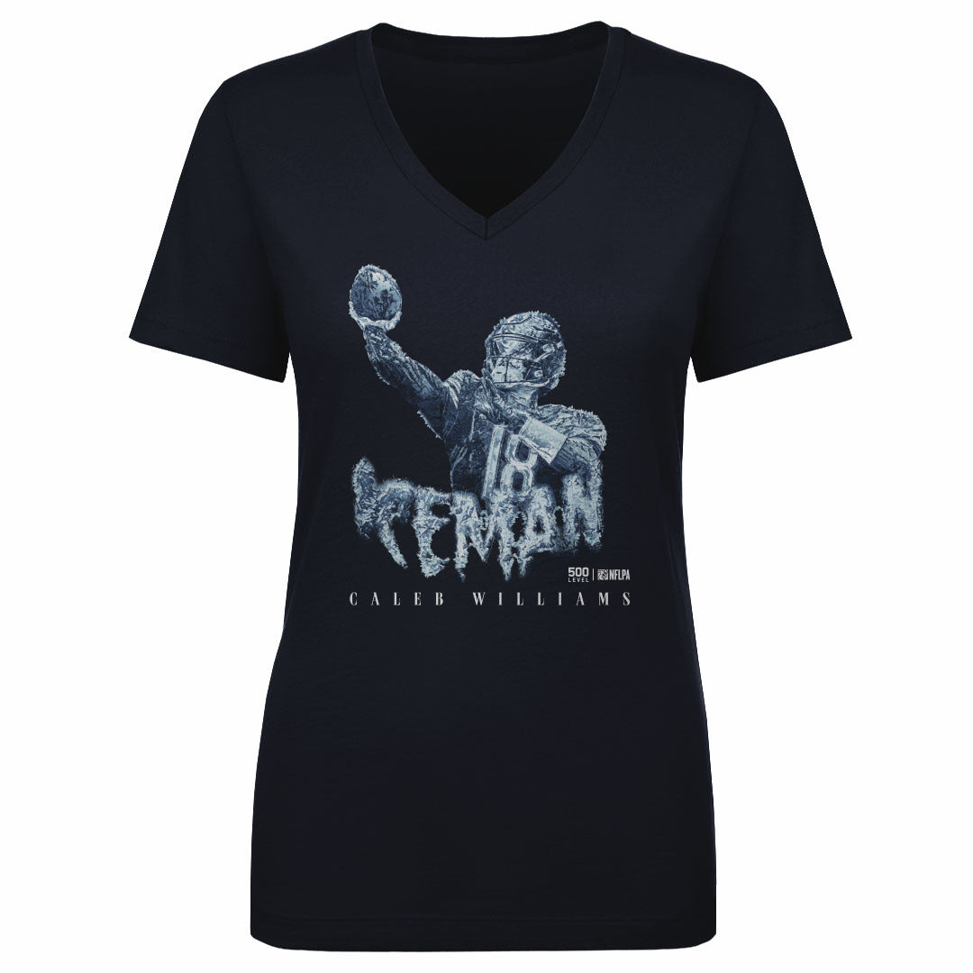 Caleb Williams Women's V-Neck T-Shirt | 500 LEVEL