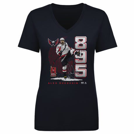 Alex Ovechkin Women's V-Neck T-Shirt | 500 LEVEL