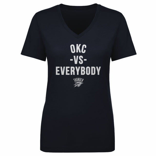 Oklahoma City Thunder Women's V-Neck T-Shirt | 500 LEVEL