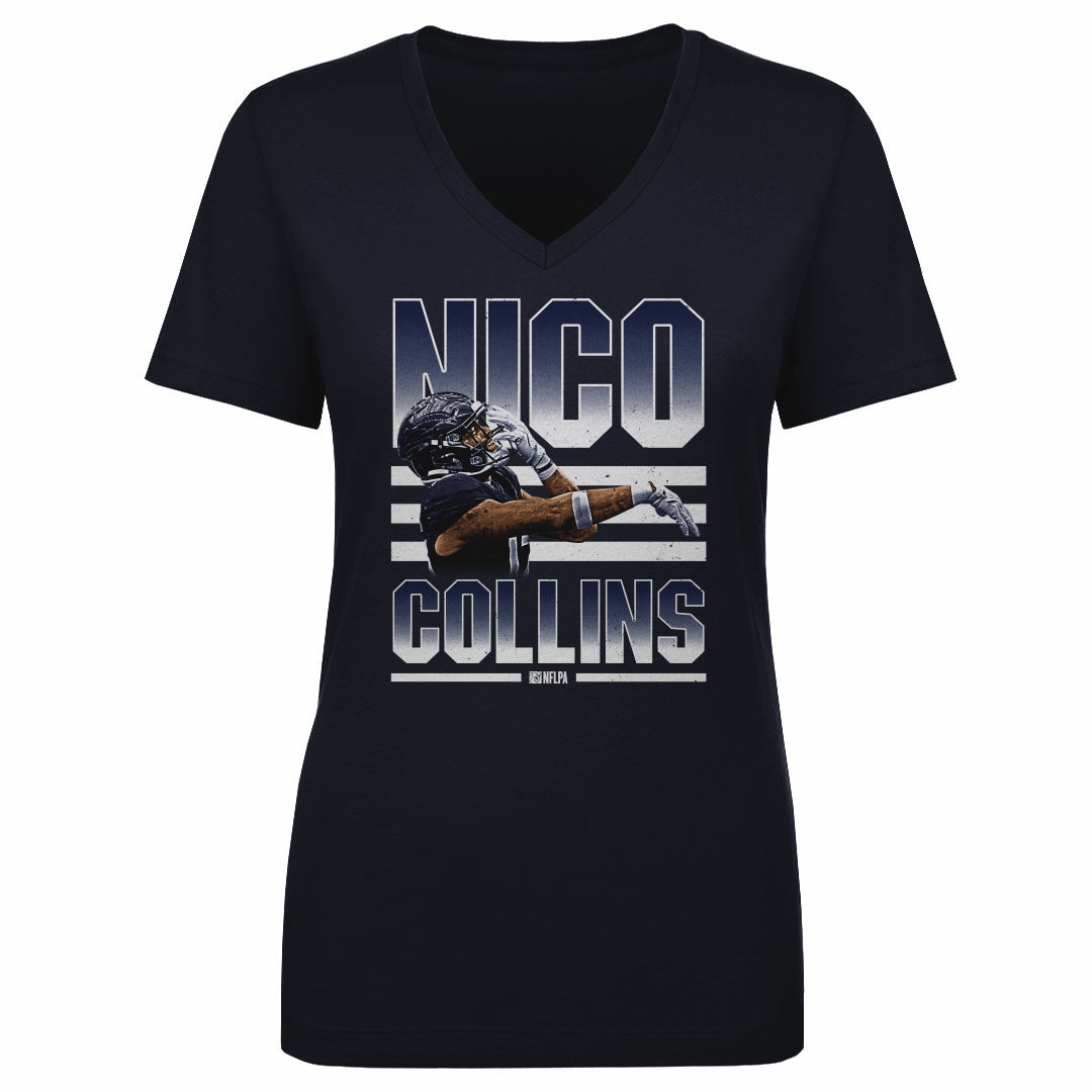 Nico Collins Women's V-Neck T-Shirt | 500 LEVEL
