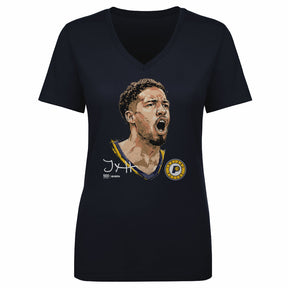 Tyrese Haliburton Women's V-Neck T-Shirt | 500 LEVEL