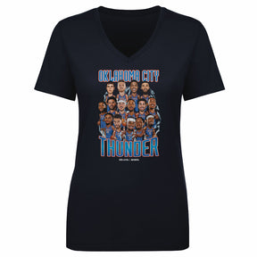 Oklahoma City Thunder Women's V-Neck T-Shirt | 500 LEVEL