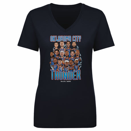 Oklahoma City Thunder Women's V-Neck T-Shirt | 500 LEVEL