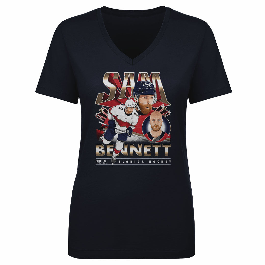 Sam Bennett Women's V-Neck T-Shirt | 500 LEVEL