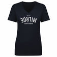 Jalen Milroe Women's V-Neck T-Shirt | 500 LEVEL