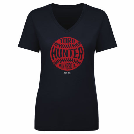Torii Hunter Women's V-Neck T-Shirt | 500 LEVEL