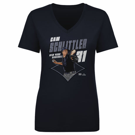 Cam Schlittler Women's V-Neck T-Shirt | 500 LEVEL