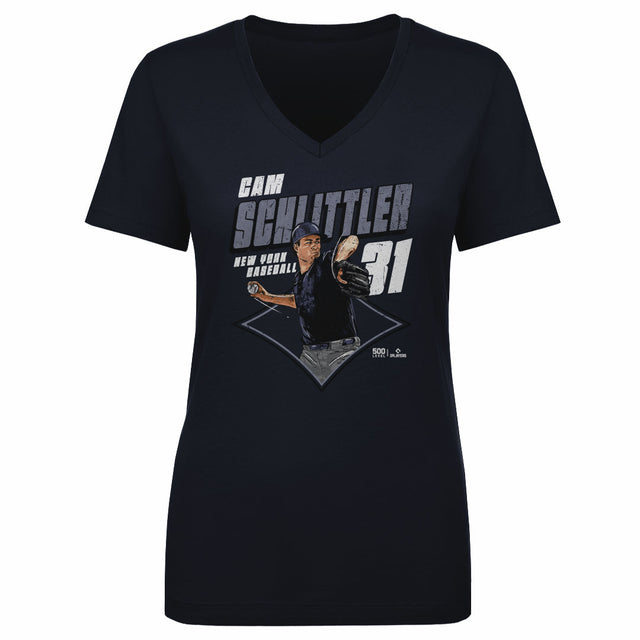 Cam Schlittler Women's V-Neck T-Shirt | 500 LEVEL