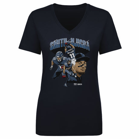 Jaxon Smith-Njigba Women's V-Neck T-Shirt | 500 LEVEL
