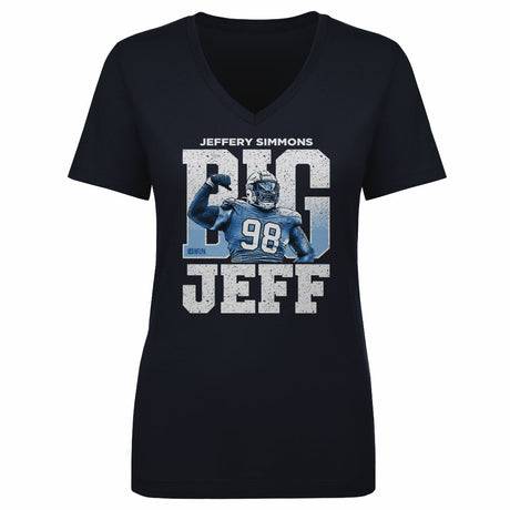Jeffery Simmons Women's V-Neck T-Shirt | 500 LEVEL