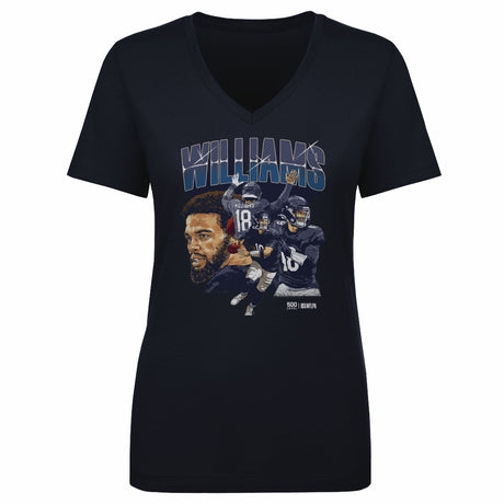 Caleb Williams Women's V-Neck T-Shirt | 500 LEVEL