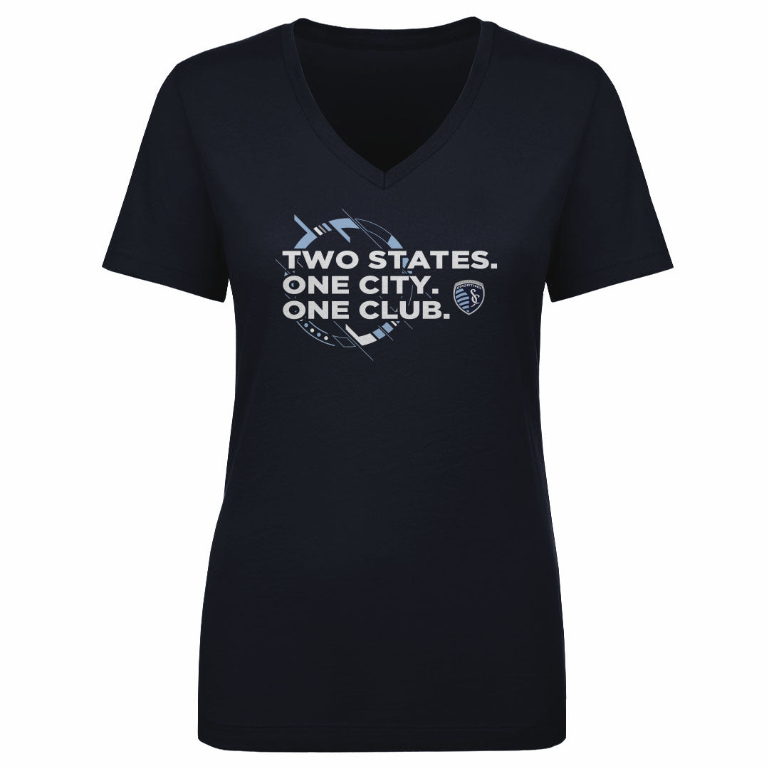 Sporting Kansas City Women's V-Neck T-Shirt | 500 LEVEL