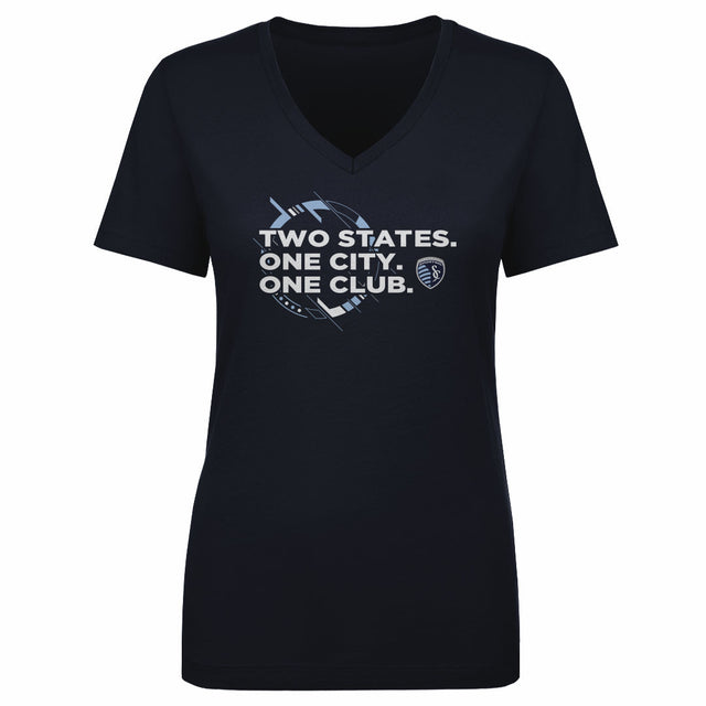Sporting Kansas City Women's V-Neck T-Shirt | 500 LEVEL