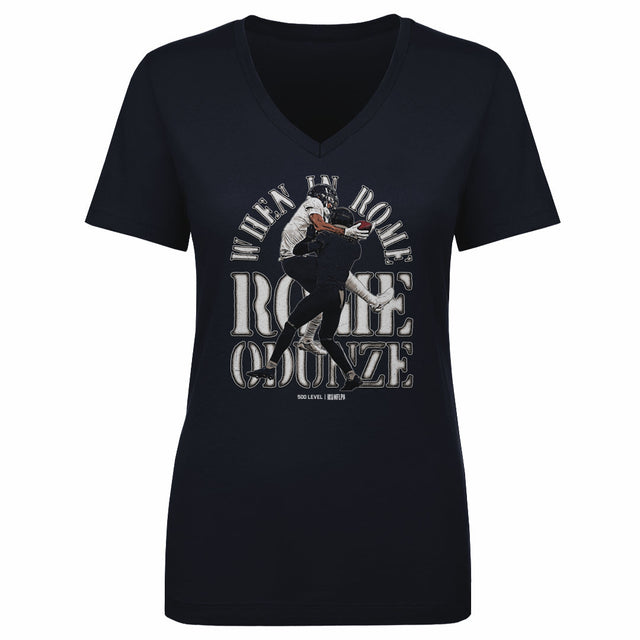 Rome Odunze Women's V-Neck T-Shirt | 500 LEVEL