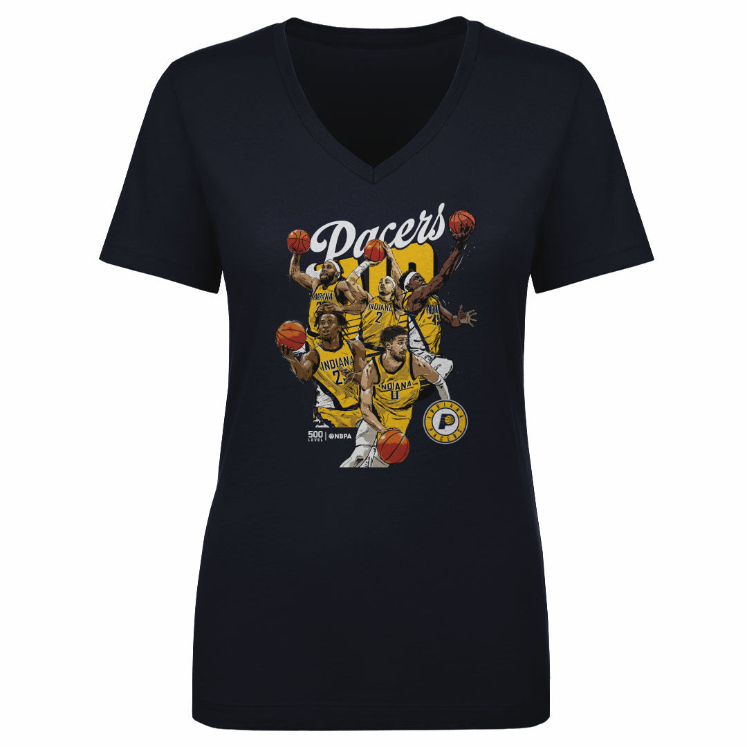 Indiana Pacers Women's V-Neck T-Shirt | 500 LEVEL