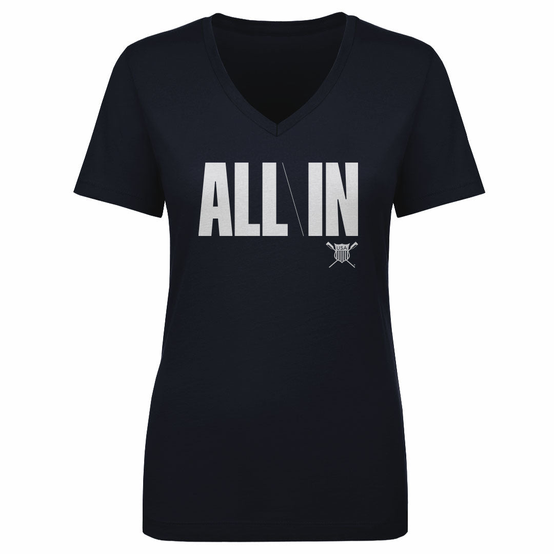 USRowing Women's V-Neck T-Shirt | 500 LEVEL