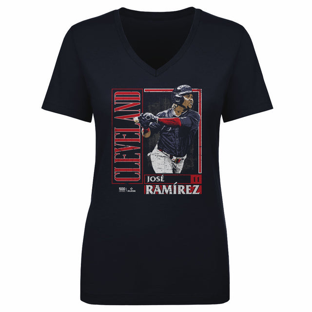 Jose Ramirez Women's V-Neck T-Shirt | 500 LEVEL