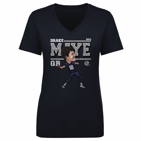 Drake Maye Women's V-Neck T-Shirt | 500 LEVEL