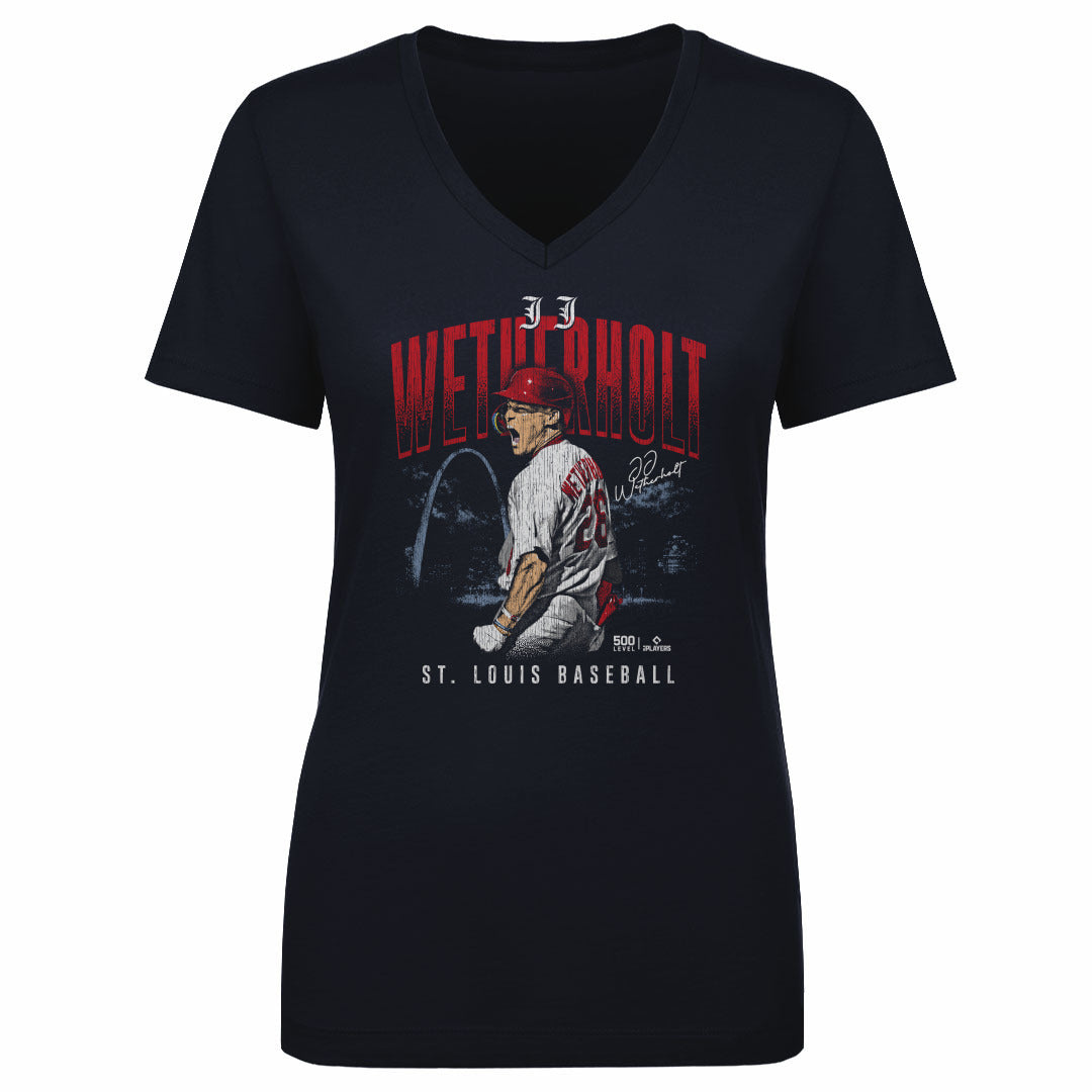 JJ Wetherholt Women's V-Neck T-Shirt | 500 LEVEL